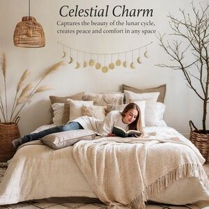 BASE ROOTS Gold Celestial Wall Decor